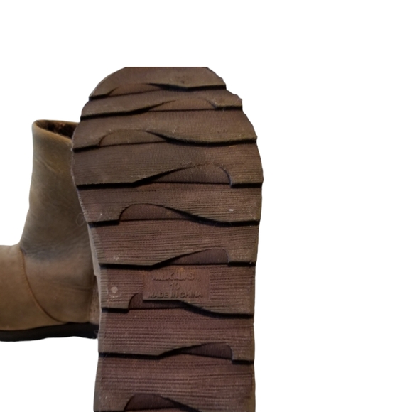 Muk Luks Women's 10 Mila Ankle Boots In Walnut - Picture 5 of 6
